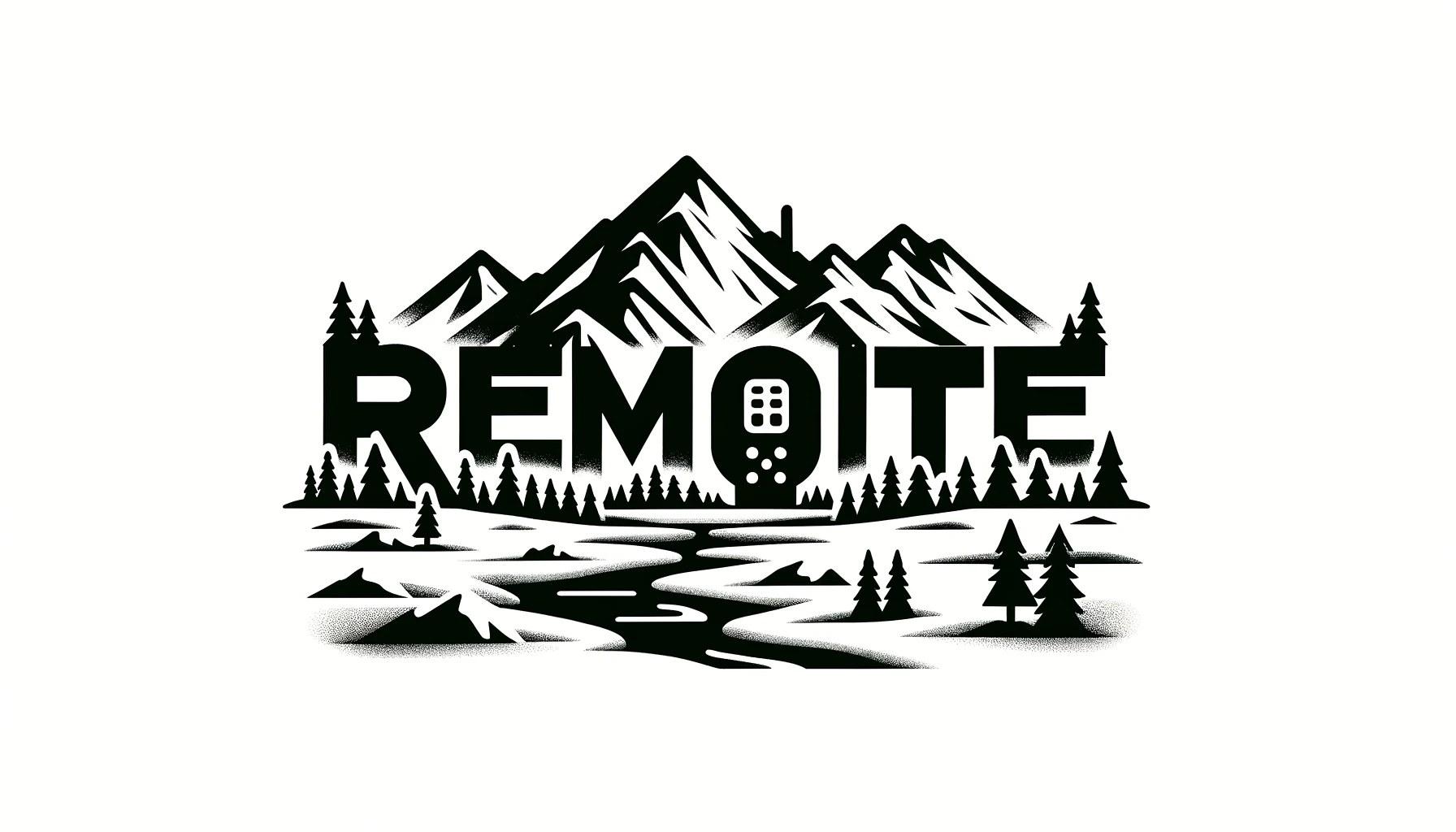 Remote working, remote house