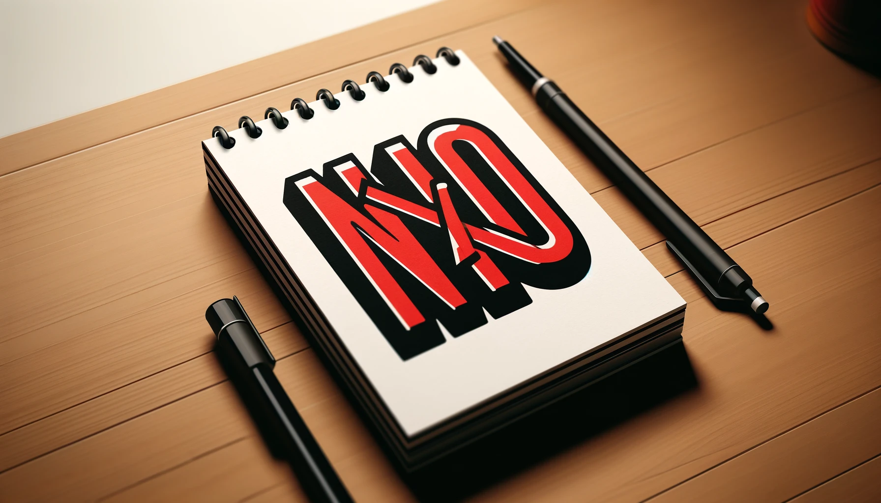 PR pitches, notepad, No with a cross, avoid common pitfalls