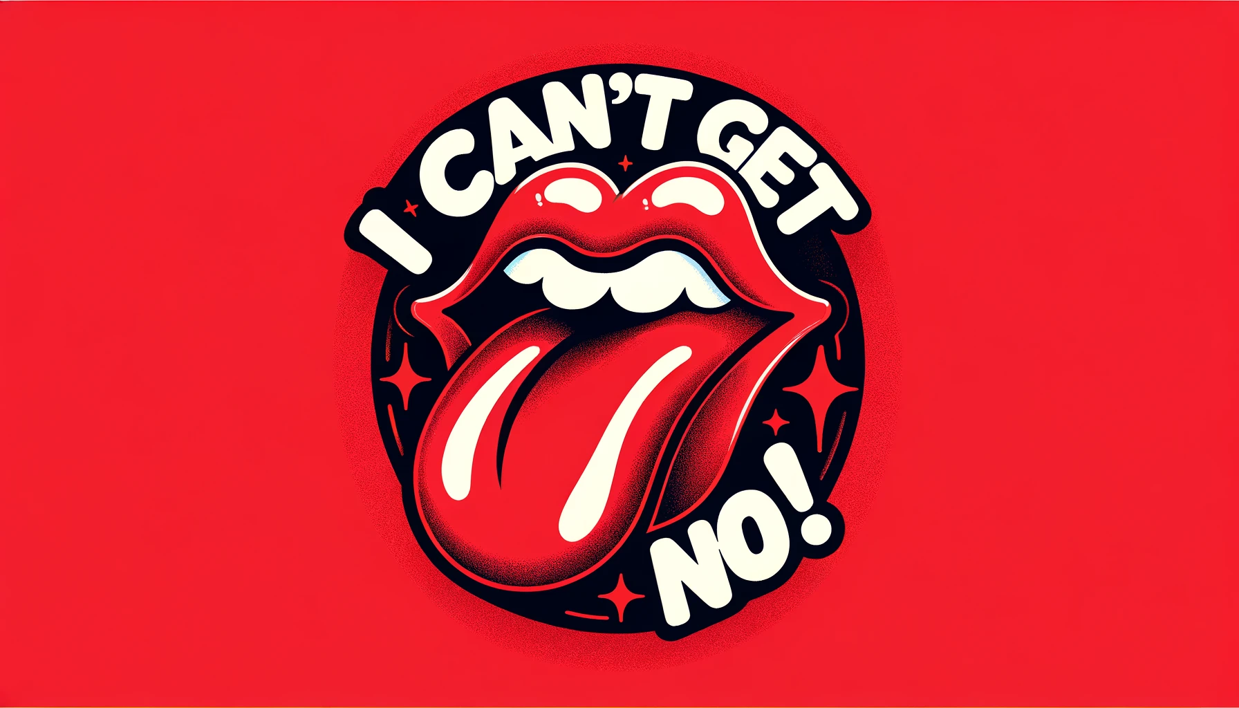 I can't get no satisfaction, measuring satisfaction, lips, Rolling Stones