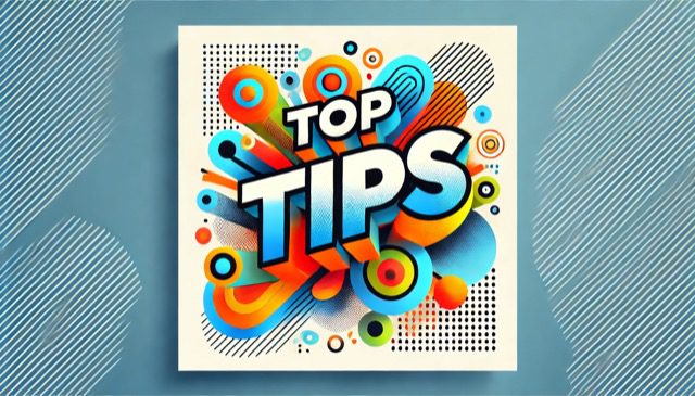 Top tips, Award winning submissions