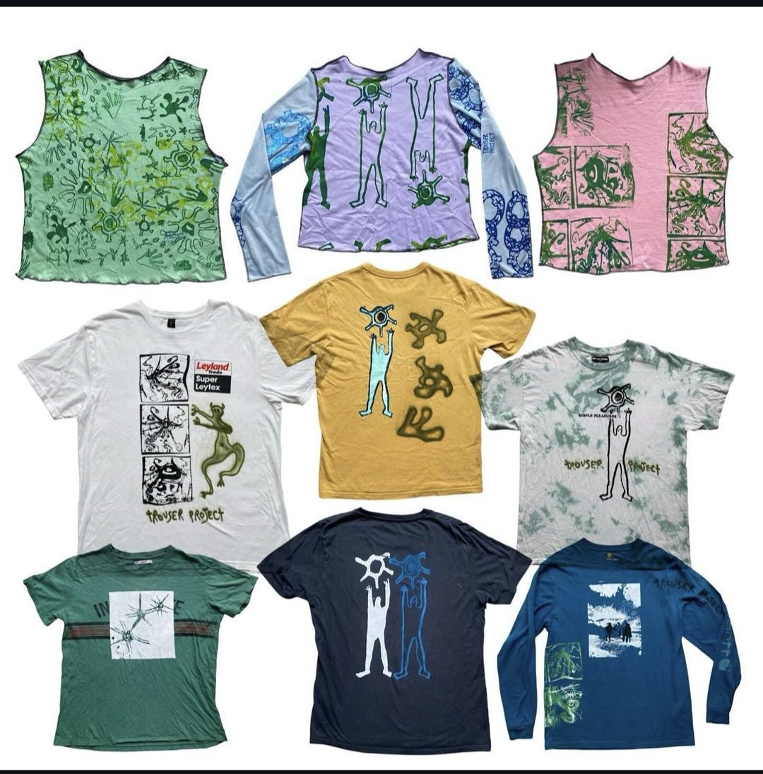 Trouser Project, sustainable design, T'shirts, handmade, future fashion